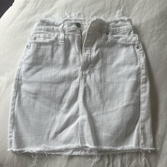AG Jeans White Mini Skirt size 25 - Picture 1 of 4
